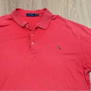 Polo Ralph Lauren Men's Red Polo Shirt 2XLT